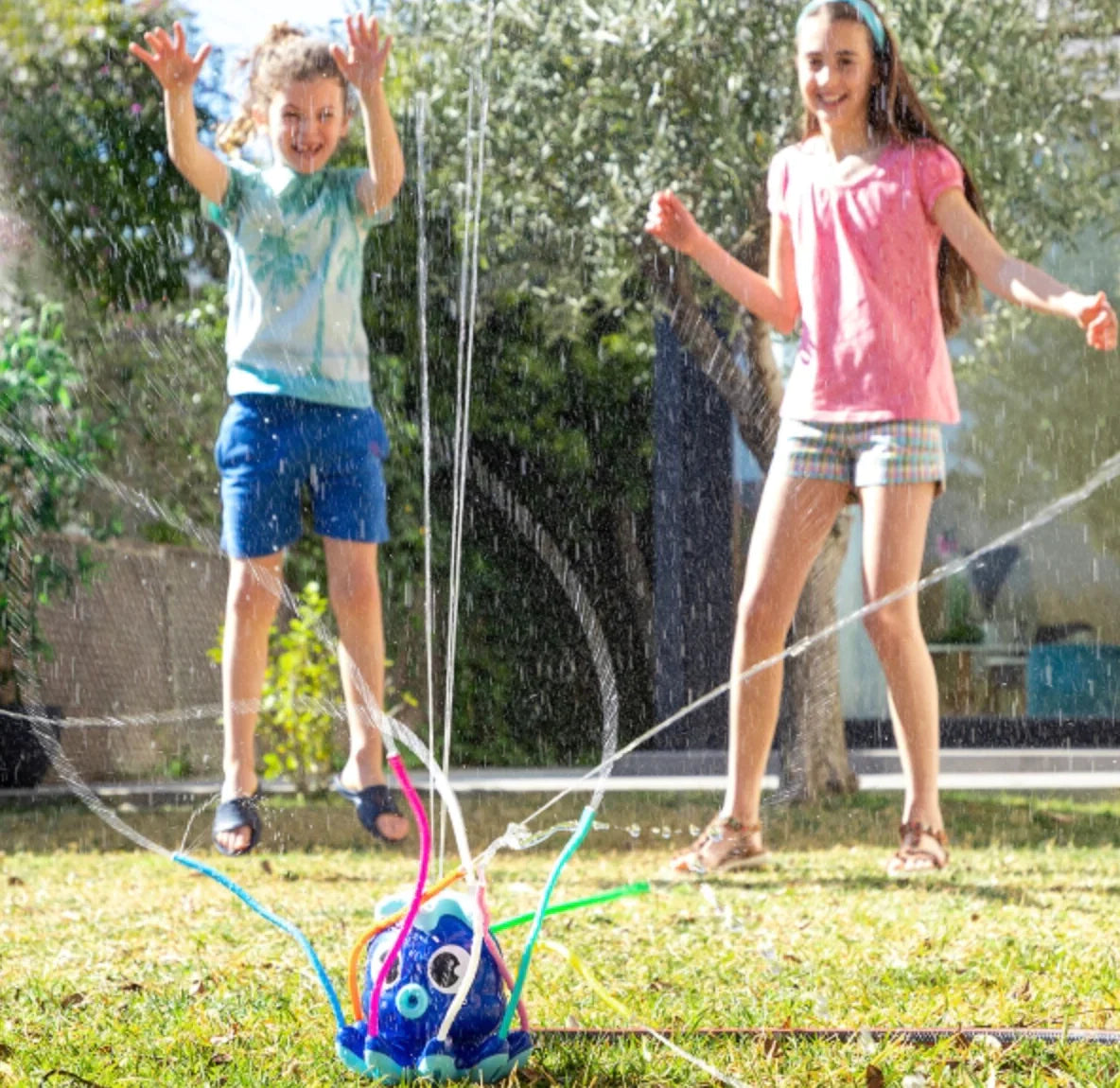 Der witzige Oktopus Der ultimative Sprinkler und Sprayer für Kinder